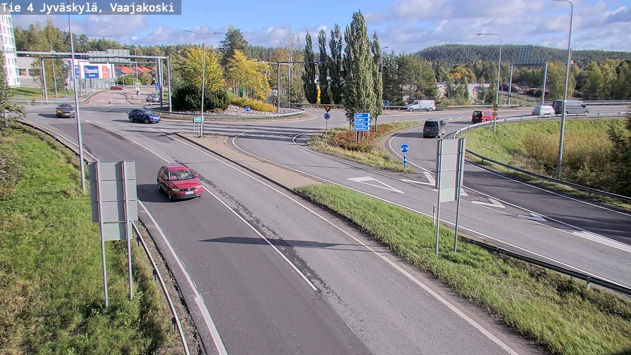 Weather Camera Image Road 4 Jyväskylä, Vaajakoski, Jyväskylä, Keski-Suomi