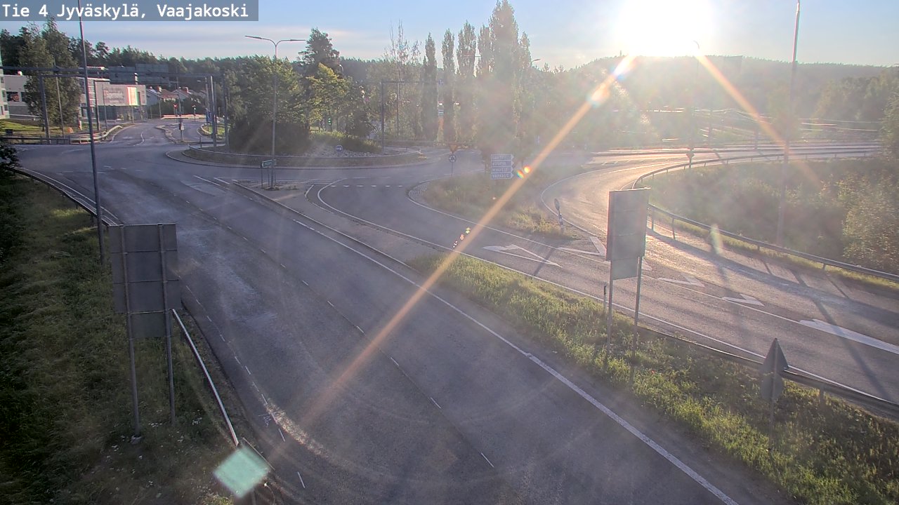 Weather Camera Image Road 4 Jyväskylä, Vaajakoski, Jyväskylä, Keski-Suomi