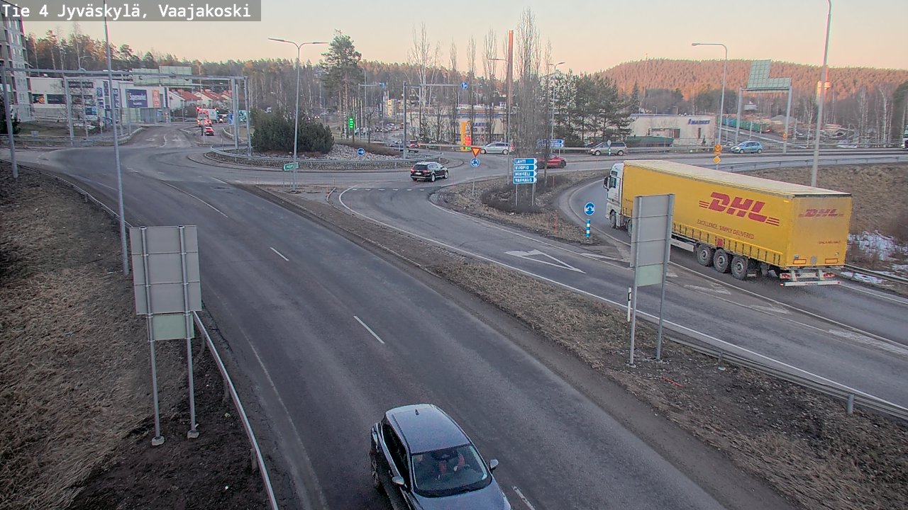 Weather Camera Image Road 4 Jyväskylä, Vaajakoski, Jyväskylä, Keski-Suomi