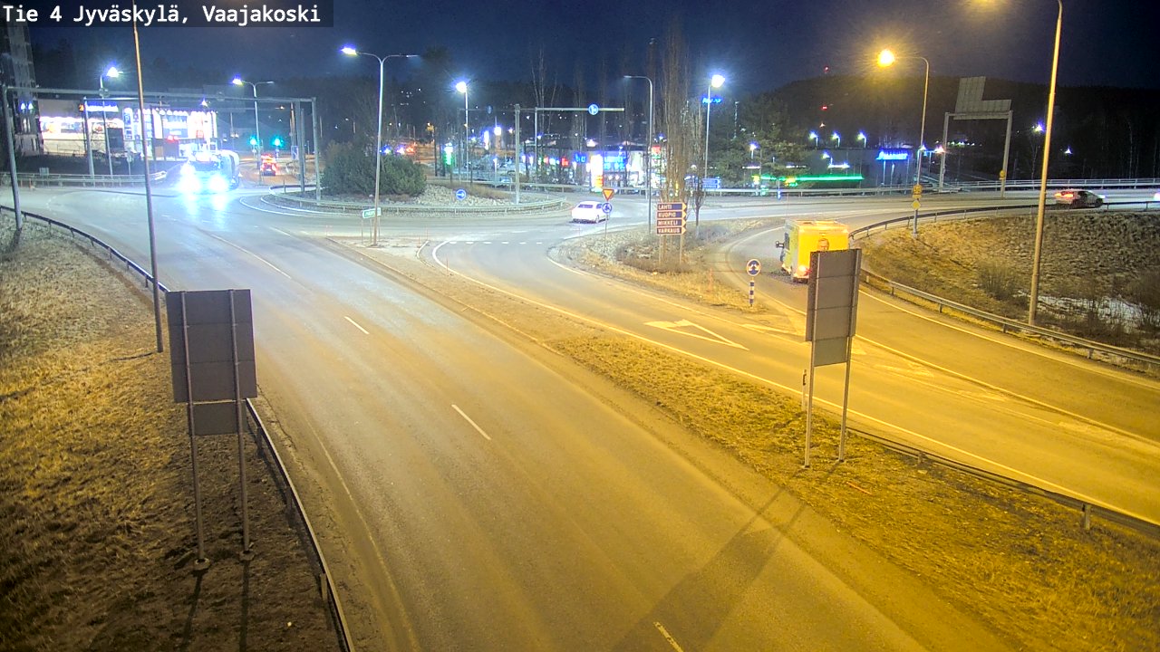 Weather Camera Image Road 4 Jyväskylä, Vaajakoski, Jyväskylä, Keski-Suomi