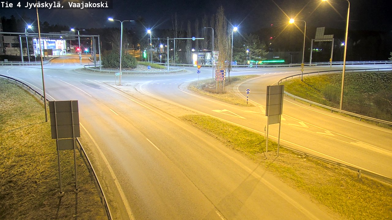 Weather Camera Image Road 4 Jyväskylä, Vaajakoski, Jyväskylä, Keski-Suomi