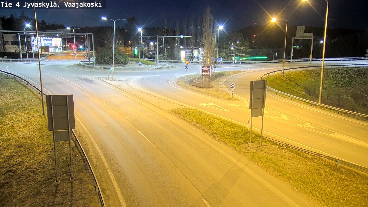 Weather Camera Image Road 4 Jyväskylä, Vaajakoski, Jyväskylä, Keski-Suomi