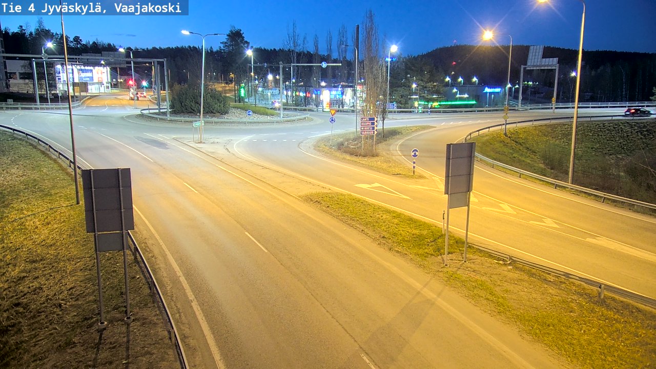 Weather Camera Image Road 4 Jyväskylä, Vaajakoski, Jyväskylä, Keski-Suomi