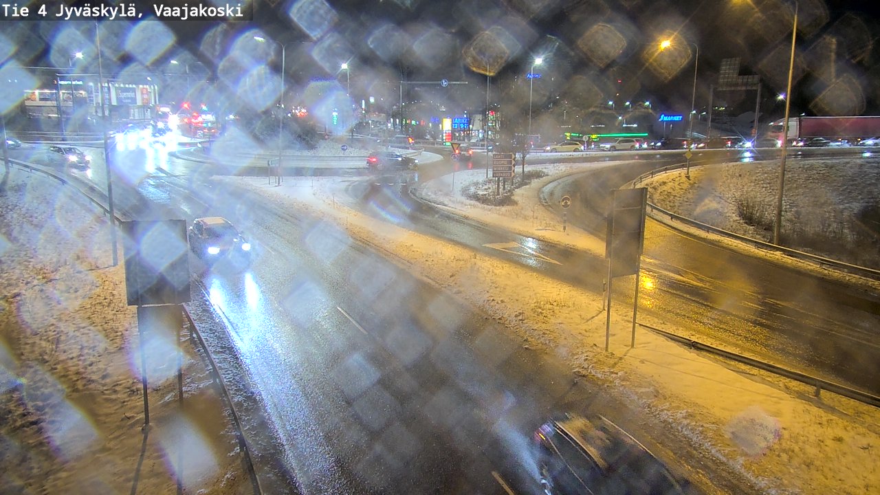 Weather Camera Image Väg 4 Jyväskylä, Vaajakoski, Jyväskylä, Keski-Suomi