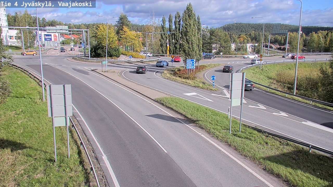 Weather Camera Image Road 4 Jyväskylä, Vaajakoski, Jyväskylä, Keski-Suomi