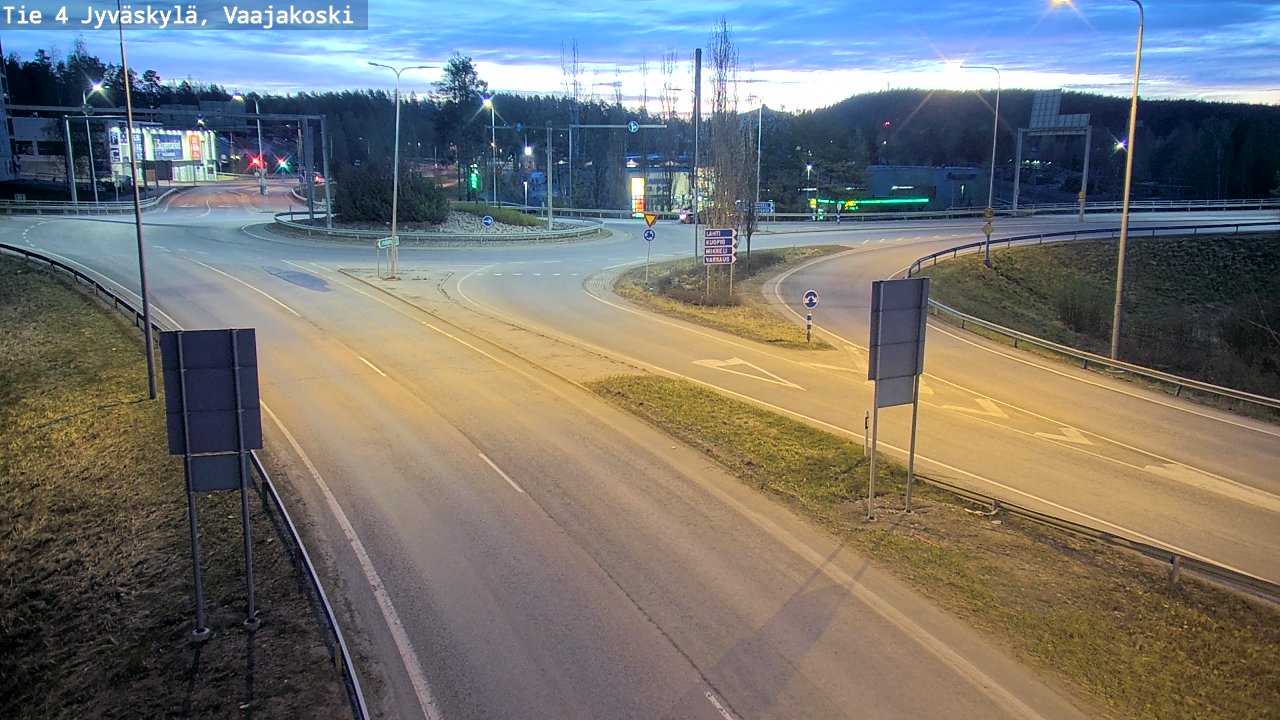 Weather Camera Image Road 4 Jyväskylä, Vaajakoski, Jyväskylä, Keski-Suomi
