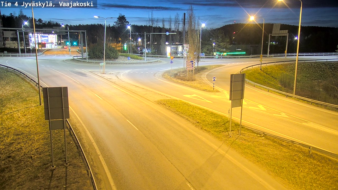 Weather Camera Image Road 4 Jyväskylä, Vaajakoski, Jyväskylä, Keski-Suomi