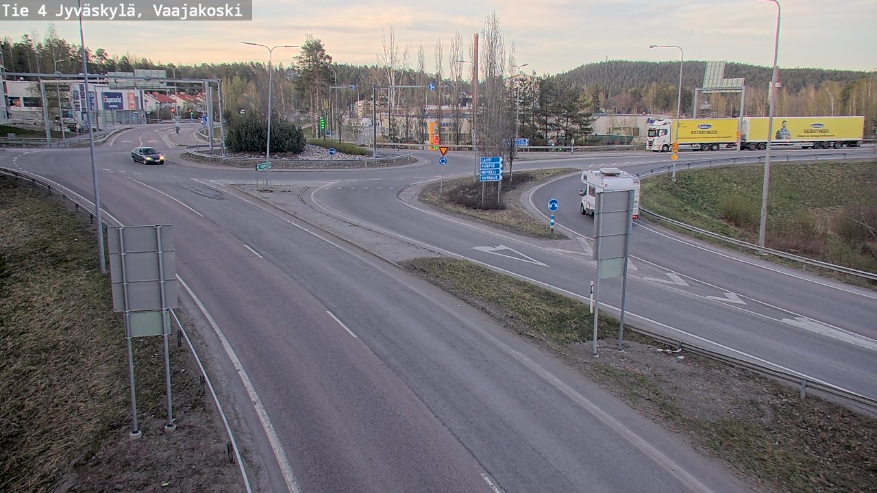 Weather Camera Image Road 4 Jyväskylä, Vaajakoski, Jyväskylä, Keski-Suomi