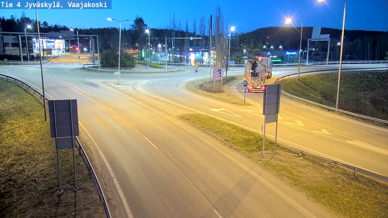 Weather Camera Image Road 4 Jyväskylä, Vaajakoski, Jyväskylä, Keski-Suomi