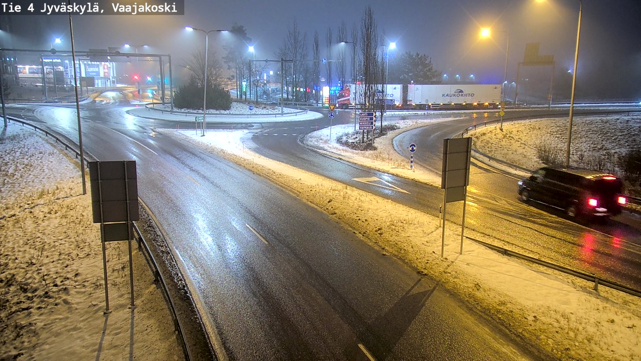 Weather Camera Image Väg 4 Jyväskylä, Vaajakoski, Jyväskylä, Keski-Suomi