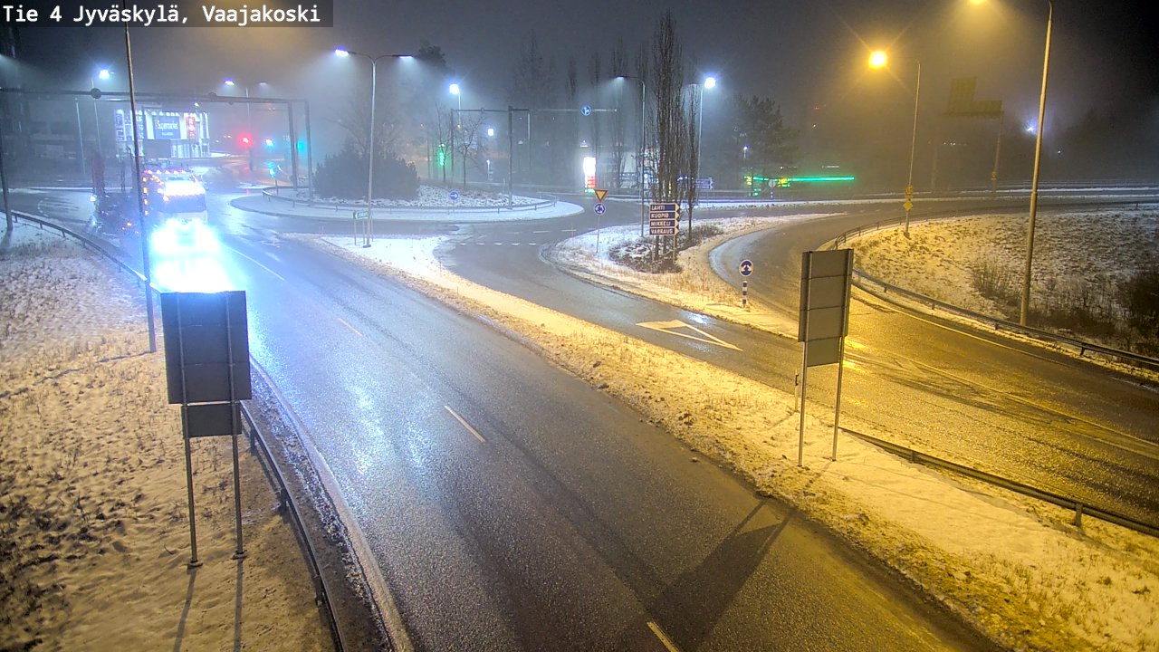 Weather Camera Image Väg 4 Jyväskylä, Vaajakoski, Jyväskylä, Keski-Suomi