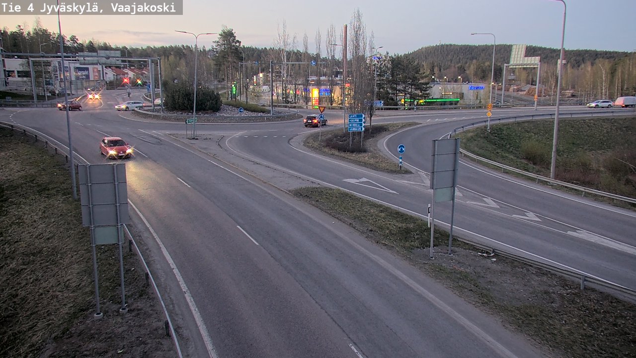 Weather Camera Image Road 4 Jyväskylä, Vaajakoski, Jyväskylä, Keski-Suomi