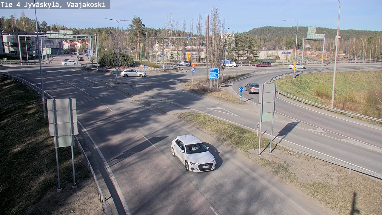 Weather Camera Image Road 4 Jyväskylä, Vaajakoski, Jyväskylä, Keski-Suomi