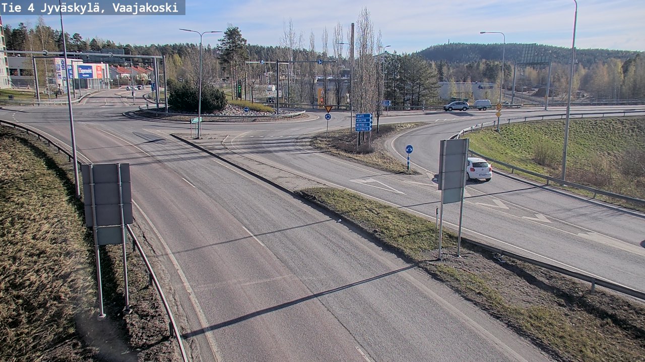 Weather Camera Image Road 4 Jyväskylä, Vaajakoski, Jyväskylä, Keski-Suomi