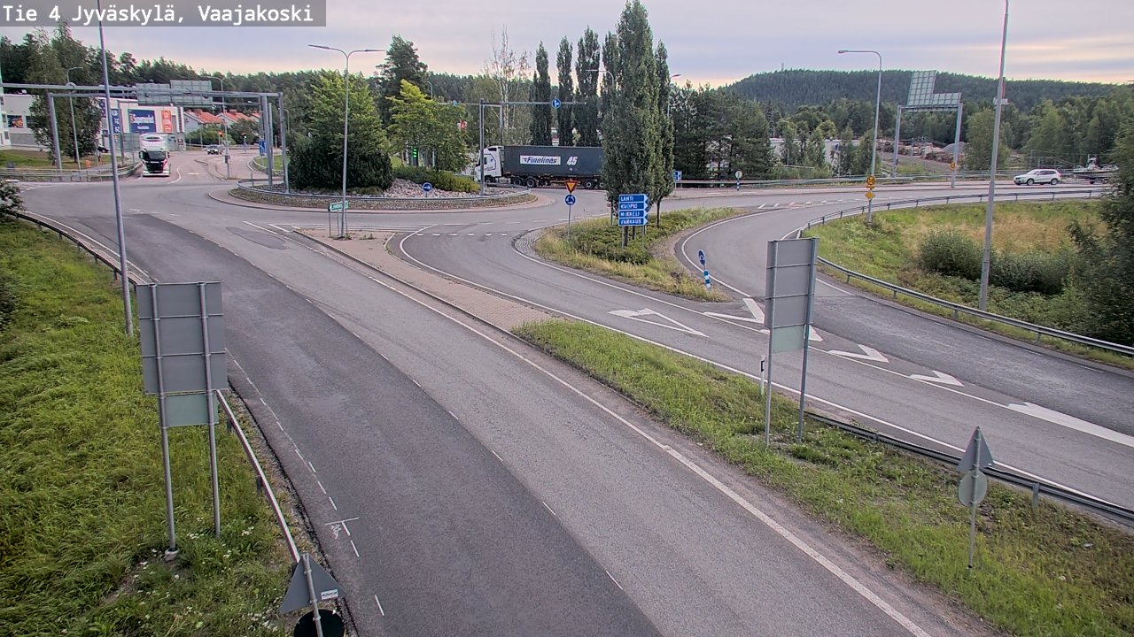 Weather Camera Image Road 4 Jyväskylä, Vaajakoski, Jyväskylä, Keski-Suomi
