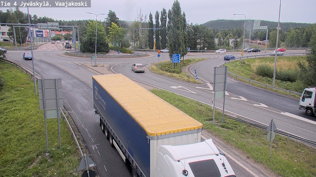 Weather Camera Image Road 4 Jyväskylä, Vaajakoski, Jyväskylä, Keski-Suomi
