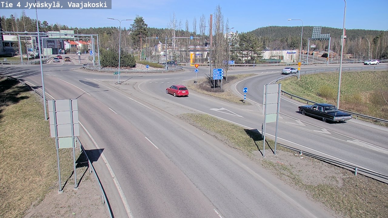 Weather Camera Image Road 4 Jyväskylä, Vaajakoski, Jyväskylä, Keski-Suomi