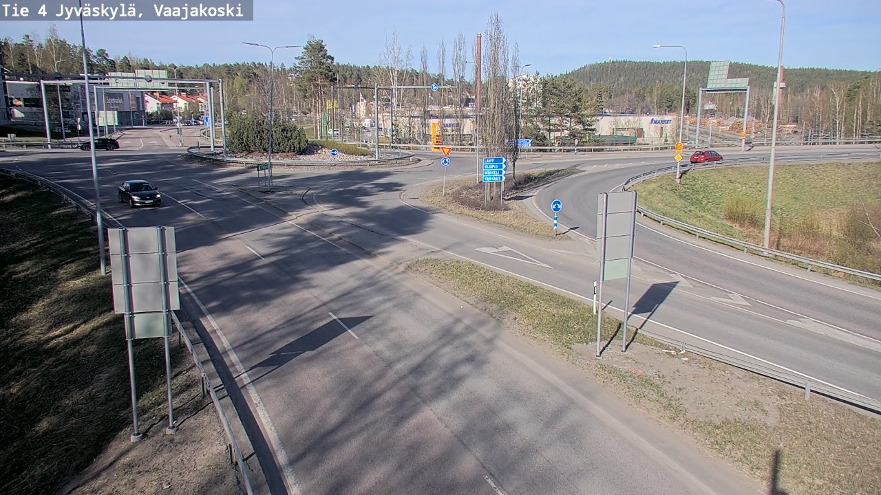 Weather Camera Image Road 4 Jyväskylä, Vaajakoski, Jyväskylä, Keski-Suomi
