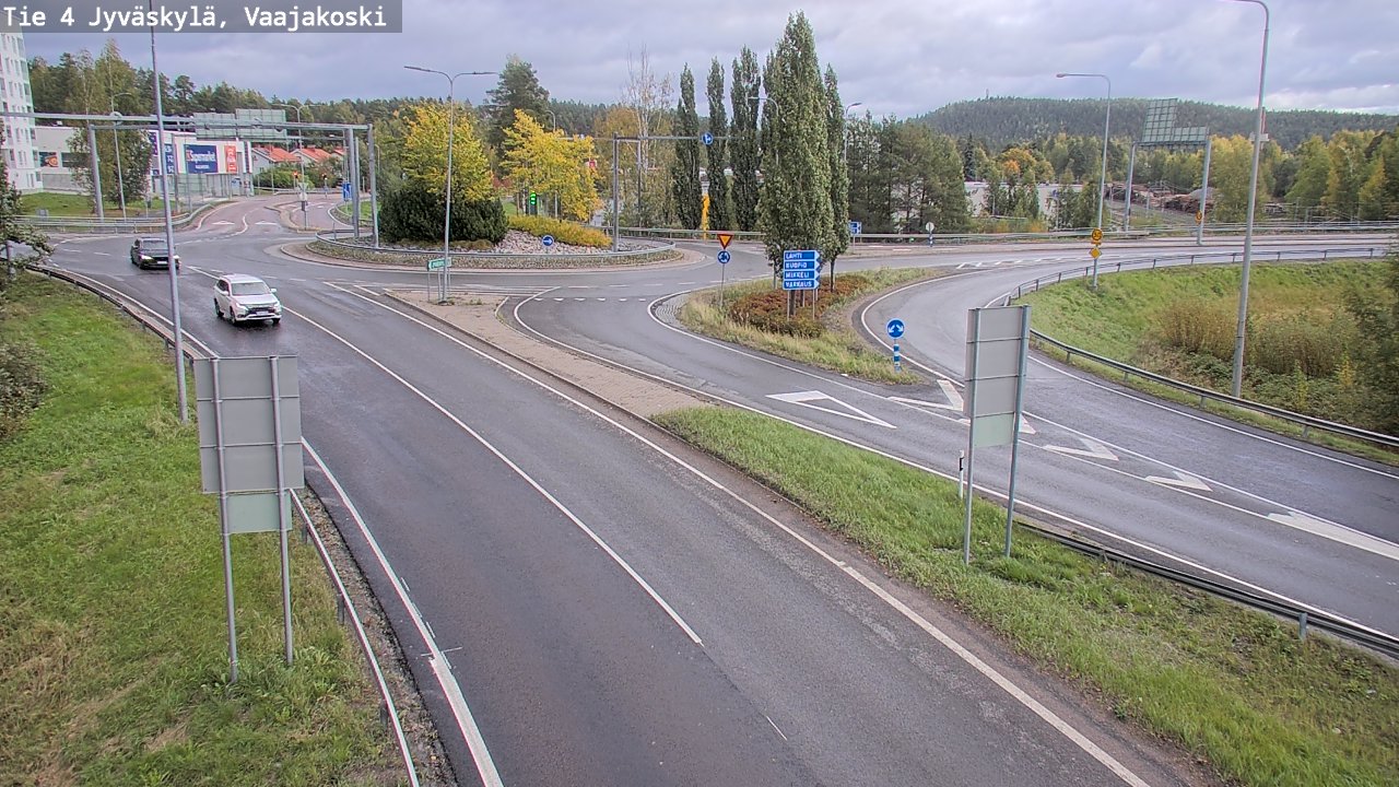Weather Camera Image Road 4 Jyväskylä, Vaajakoski, Jyväskylä, Keski-Suomi