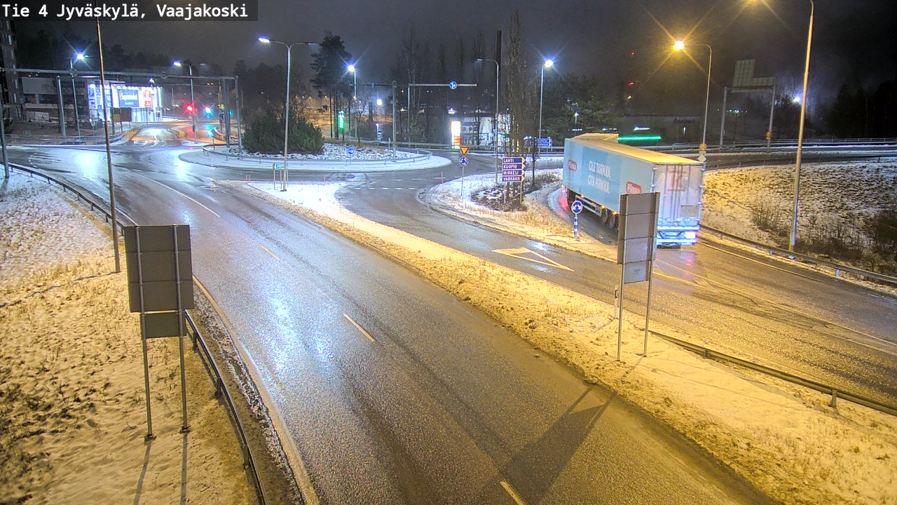 Weather Camera Image Väg 4 Jyväskylä, Vaajakoski, Jyväskylä, Keski-Suomi