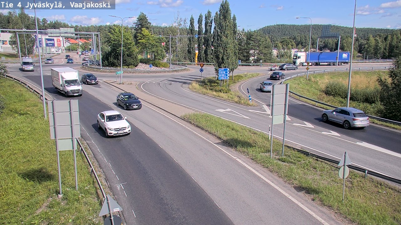 Kelikamerat Kuva Tie 4 Jyväskylä, Vaajakoski, Jyväskylä, Keski-Suomi