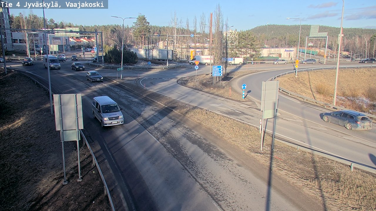Weather Camera Image Road 4 Jyväskylä, Vaajakoski, Jyväskylä, Keski-Suomi