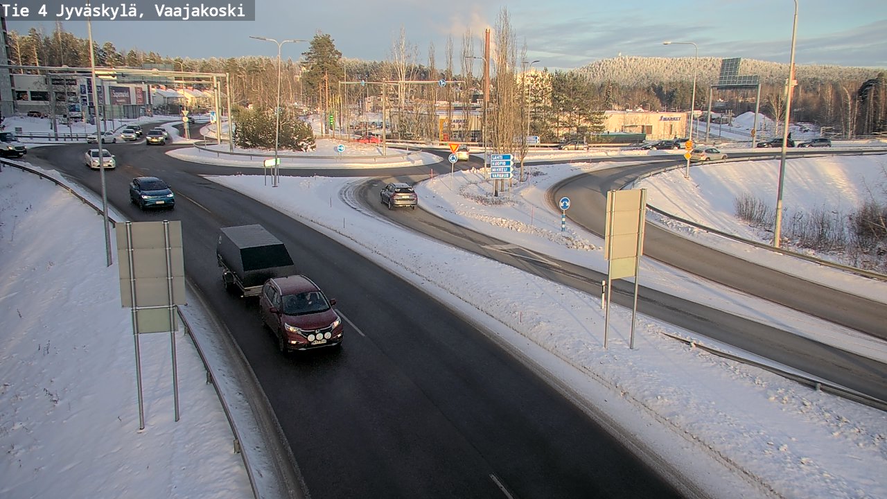 Kelikamerat Kuva Tie 4 Jyväskylä, Vaajakoski, Jyväskylä, Keski-Suomi