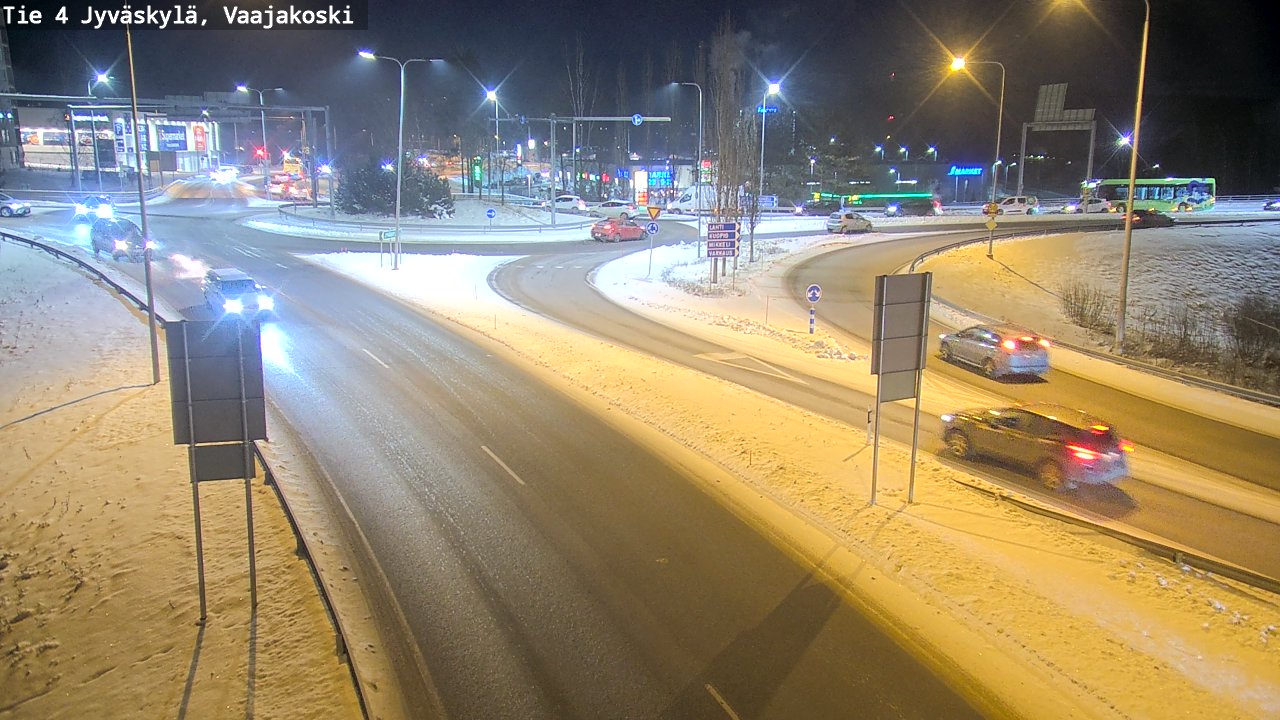 Weather Camera Image Road 4 Jyväskylä, Vaajakoski, Jyväskylä, Keski-Suomi