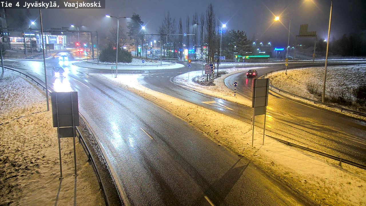 Weather Camera Image Väg 4 Jyväskylä, Vaajakoski, Jyväskylä, Keski-Suomi
