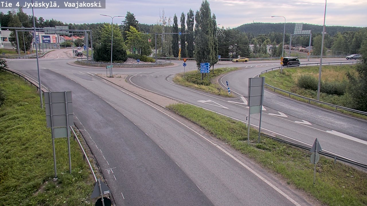 Weather Camera Image Road 4 Jyväskylä, Vaajakoski, Jyväskylä, Keski-Suomi
