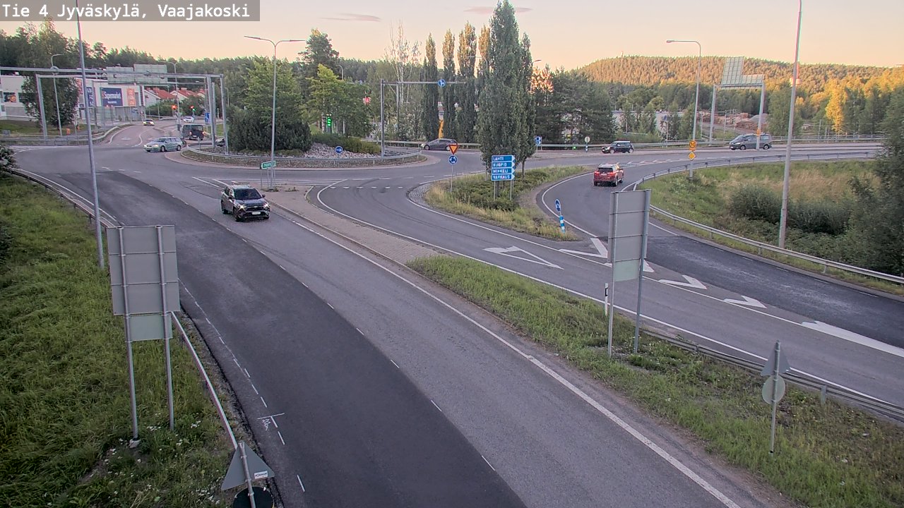 Kelikamerat Kuva Tie 4 Jyväskylä, Vaajakoski, Jyväskylä, Keski-Suomi