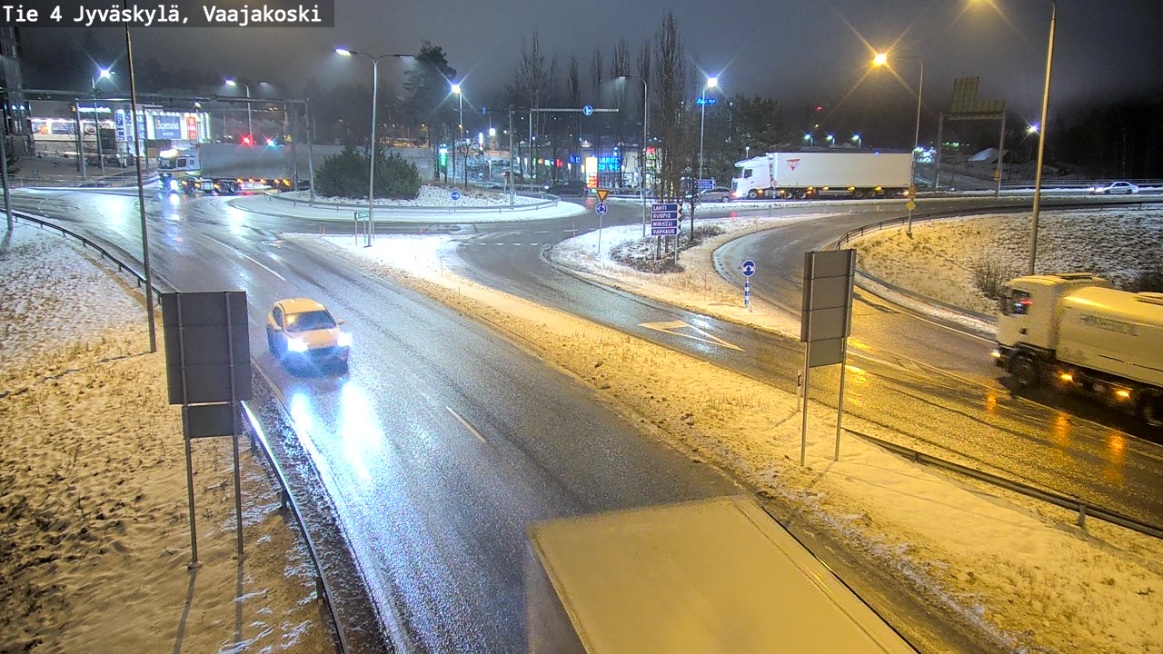 Weather Camera Image Väg 4 Jyväskylä, Vaajakoski, Jyväskylä, Keski-Suomi