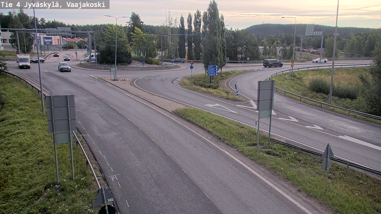 Weather Camera Image Road 4 Jyväskylä, Vaajakoski, Jyväskylä, Keski-Suomi