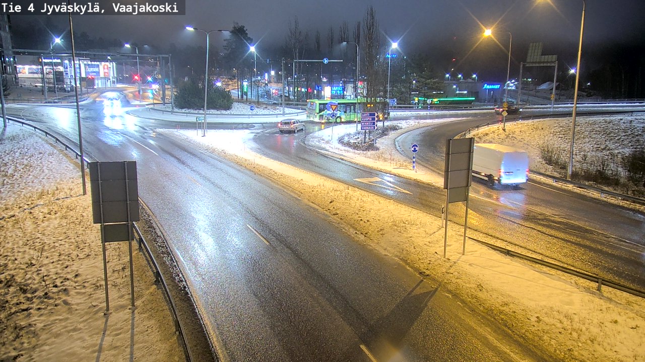 Weather Camera Image Väg 4 Jyväskylä, Vaajakoski, Jyväskylä, Keski-Suomi