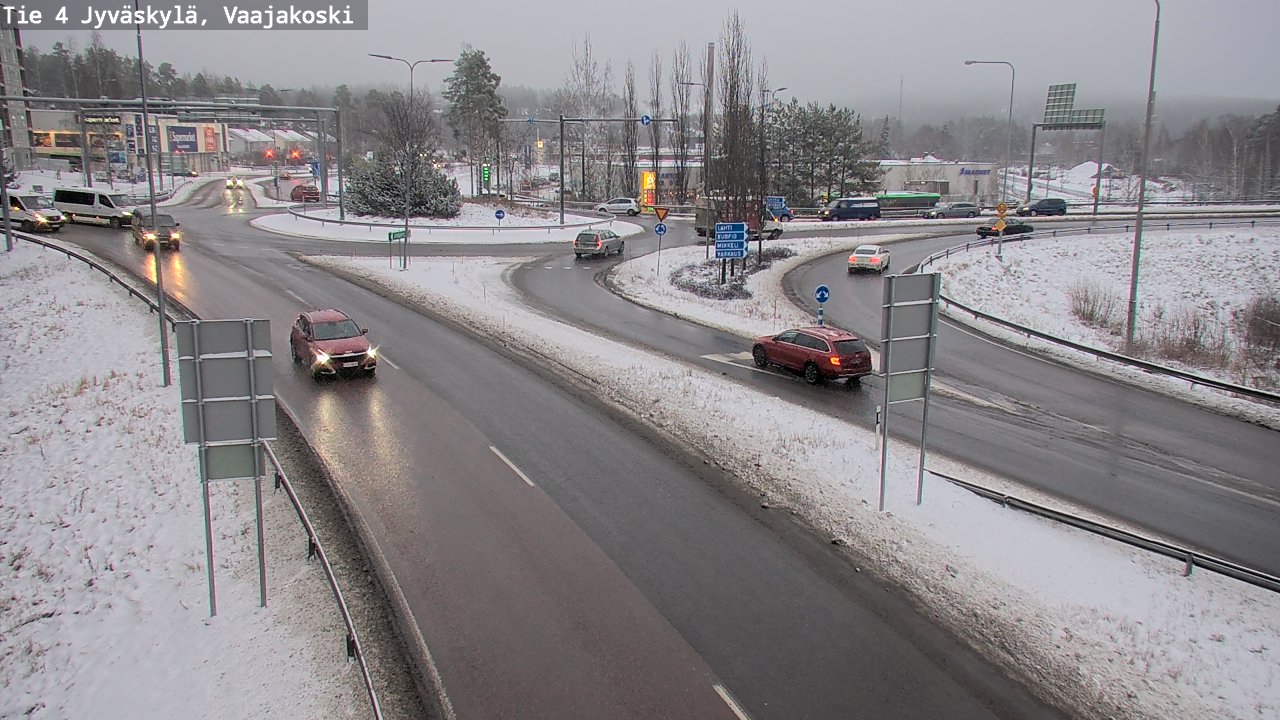 Weather Camera Image Väg 4 Jyväskylä, Vaajakoski, Jyväskylä, Keski-Suomi