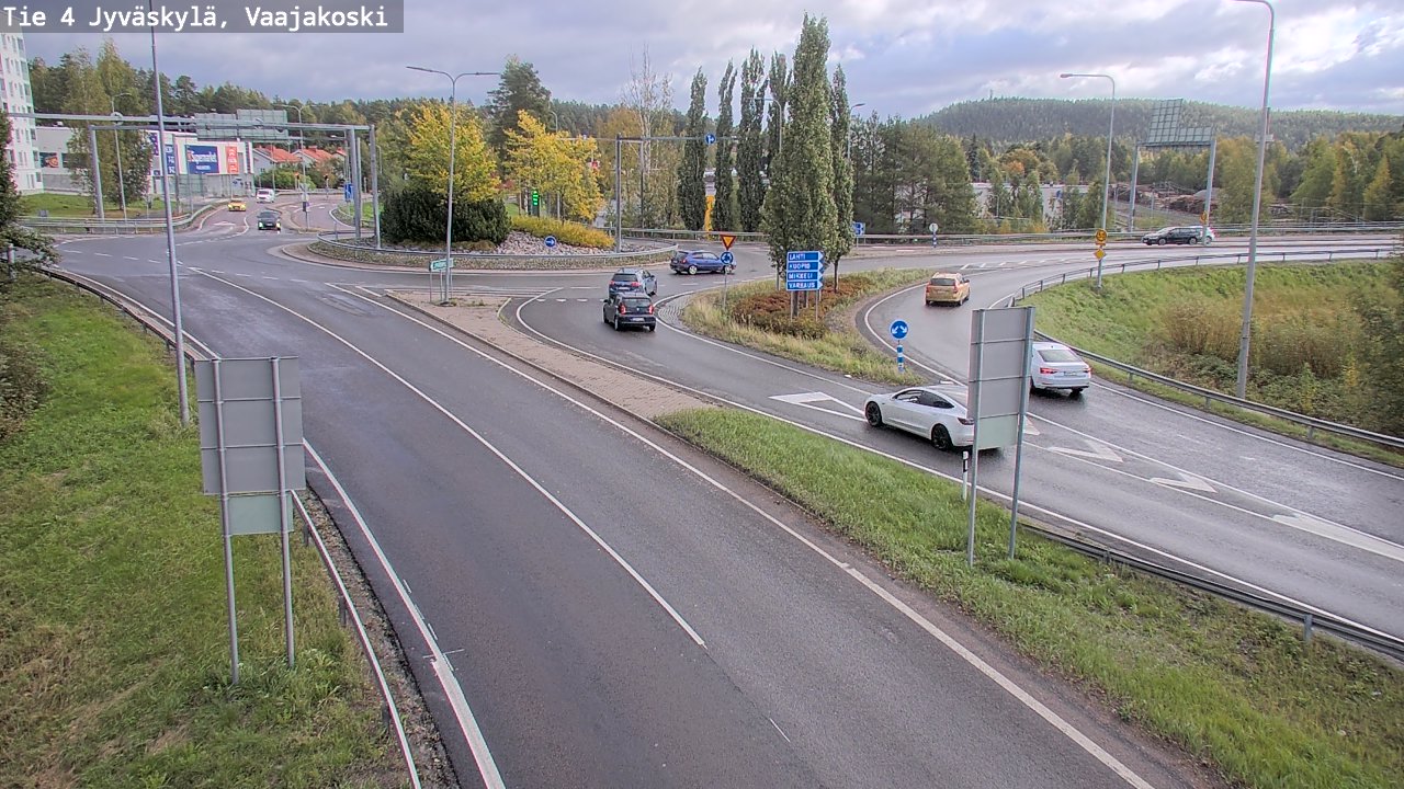 Weather Camera Image Road 4 Jyväskylä, Vaajakoski, Jyväskylä, Keski-Suomi