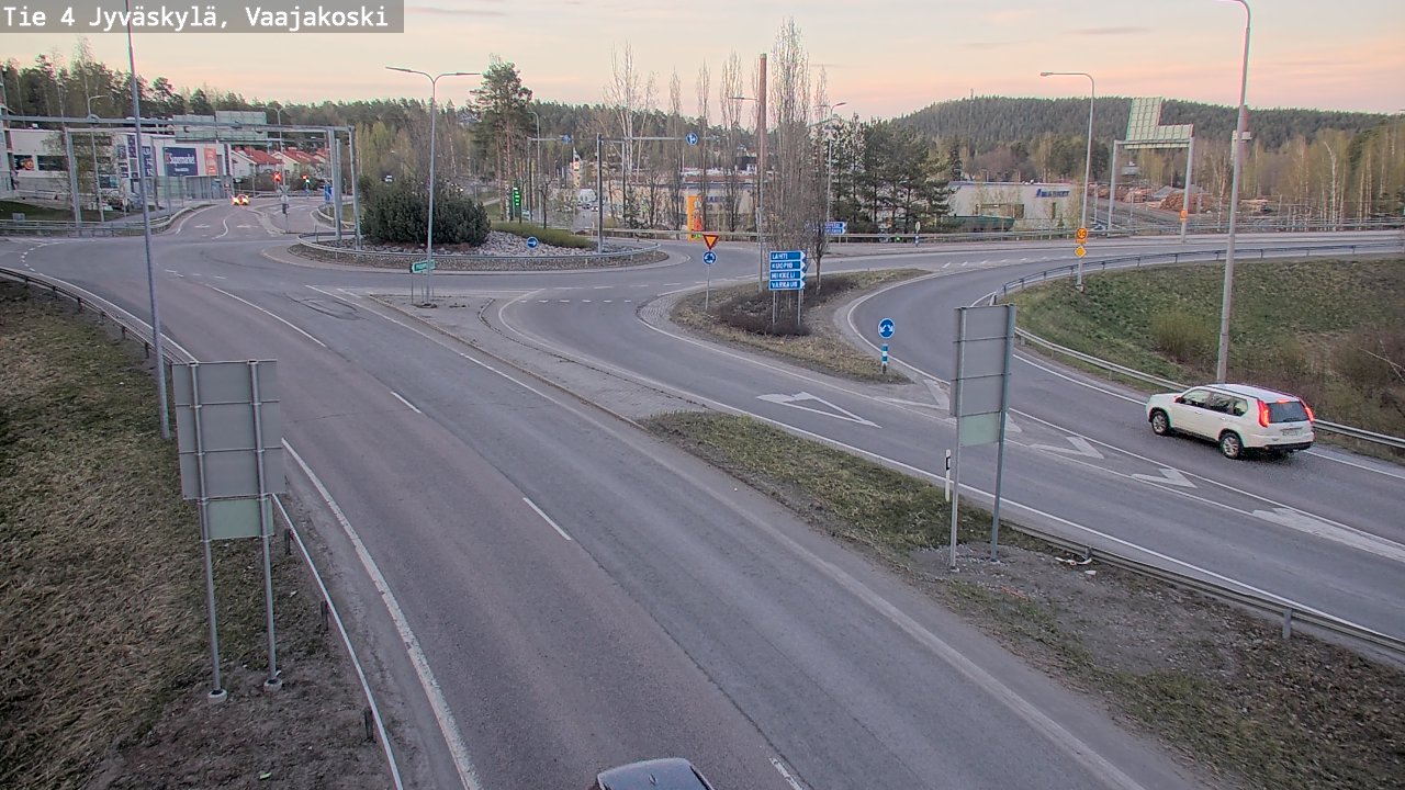 Weather Camera Image Road 4 Jyväskylä, Vaajakoski, Jyväskylä, Keski-Suomi