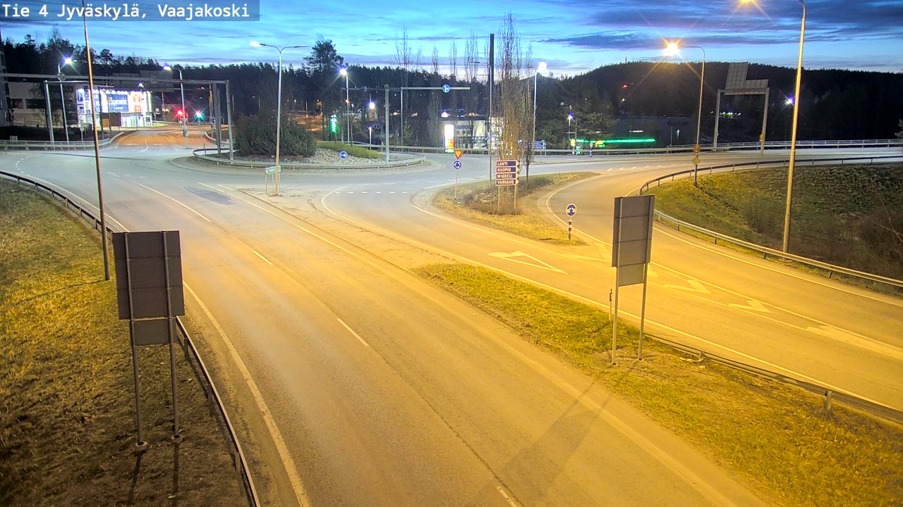 Weather Camera Image Road 4 Jyväskylä, Vaajakoski, Jyväskylä, Keski-Suomi