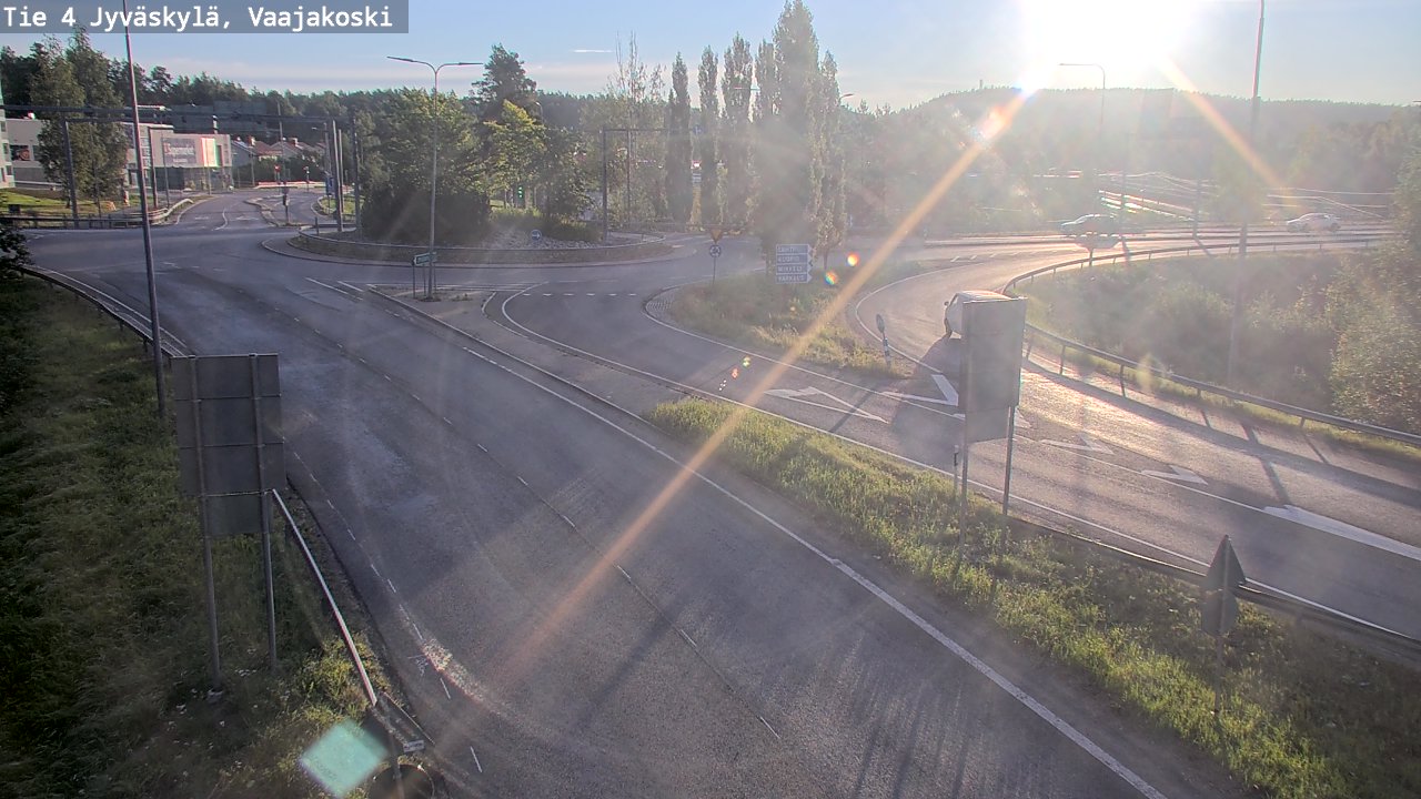 Weather Camera Image Road 4 Jyväskylä, Vaajakoski, Jyväskylä, Keski-Suomi