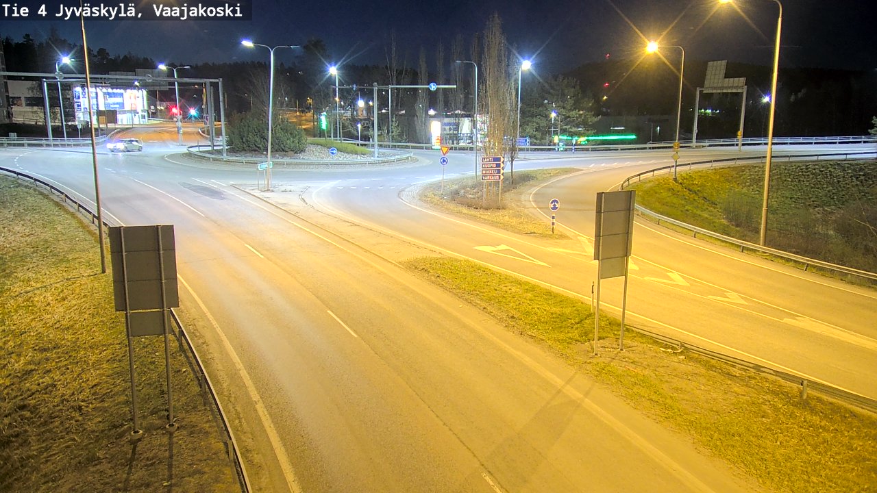 Weather Camera Image Road 4 Jyväskylä, Vaajakoski, Jyväskylä, Keski-Suomi