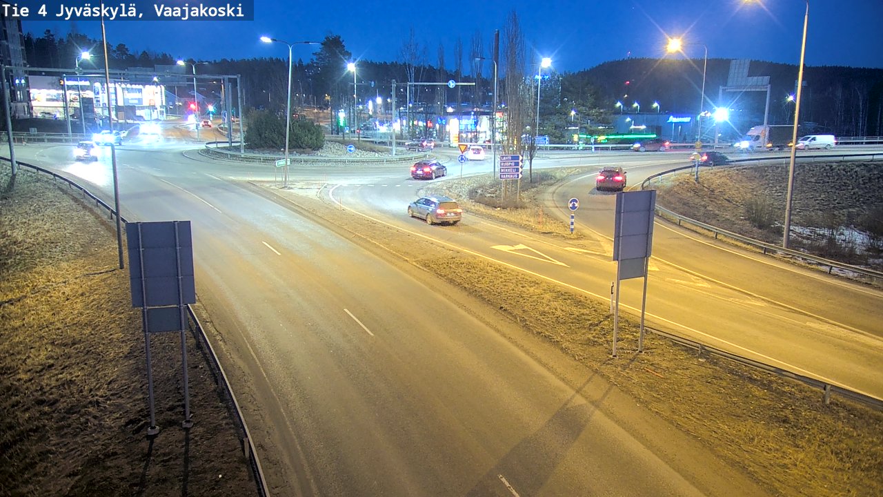 Weather Camera Image Road 4 Jyväskylä, Vaajakoski, Jyväskylä, Keski-Suomi