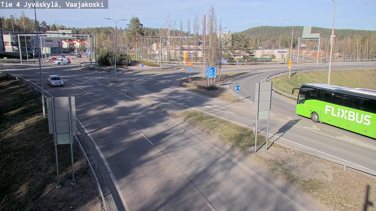 Weather Camera Image Road 4 Jyväskylä, Vaajakoski, Jyväskylä, Keski-Suomi