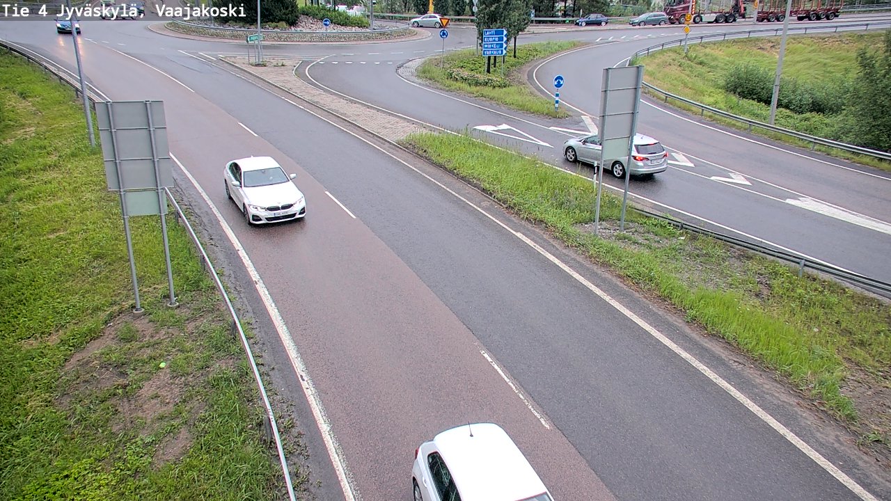 Weather Camera Image Road 4 Jyväskylä, Vaajakoski, Jyväskylä, Keski-Suomi