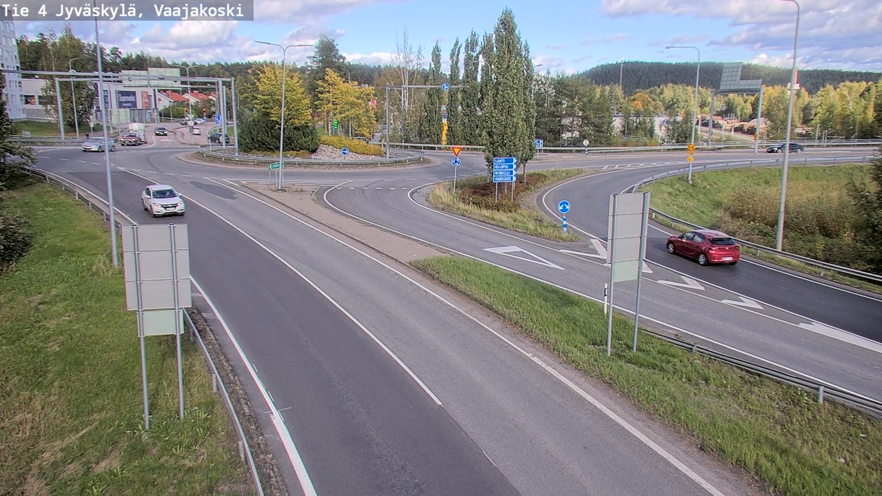 Weather Camera Image Road 4 Jyväskylä, Vaajakoski, Jyväskylä, Keski-Suomi