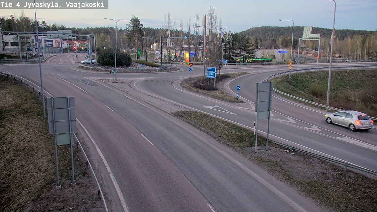 Weather Camera Image Road 4 Jyväskylä, Vaajakoski, Jyväskylä, Keski-Suomi