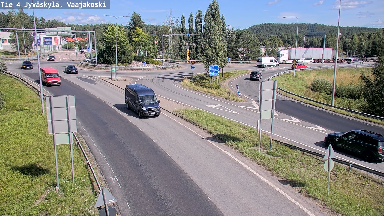 Kelikamerat Kuva Tie 4 Jyväskylä, Vaajakoski, Jyväskylä, Keski-Suomi