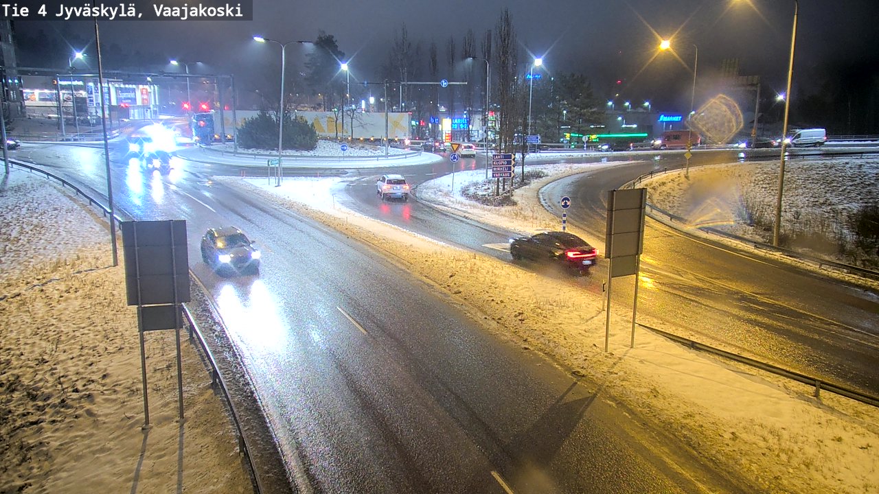 Weather Camera Image Väg 4 Jyväskylä, Vaajakoski, Jyväskylä, Keski-Suomi