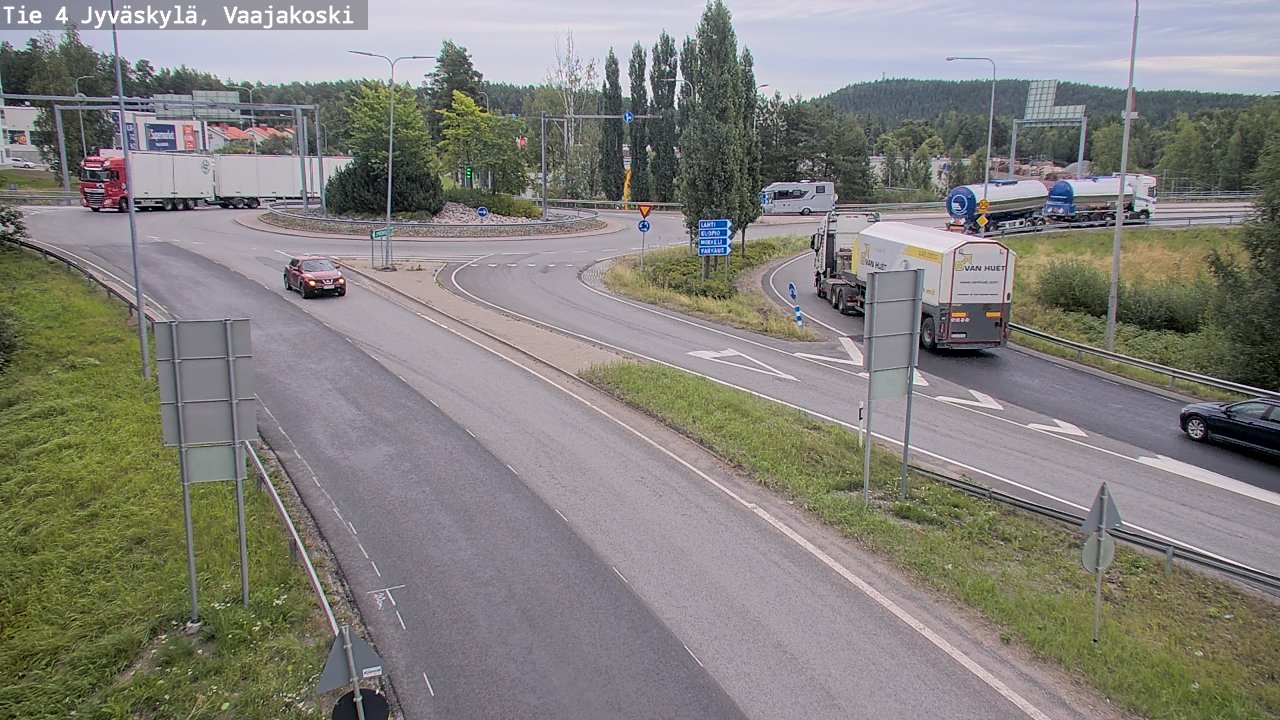 Weather Camera Image Road 4 Jyväskylä, Vaajakoski, Jyväskylä, Keski-Suomi