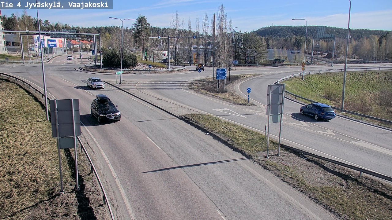 Weather Camera Image Road 4 Jyväskylä, Vaajakoski, Jyväskylä, Keski-Suomi