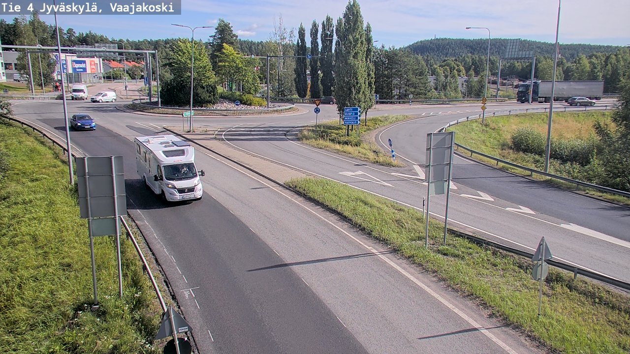 Kelikamerat Kuva Tie 4 Jyväskylä, Vaajakoski, Jyväskylä, Keski-Suomi